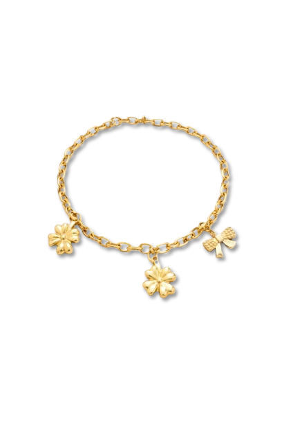Gold Charm Bracelet
