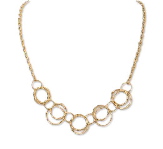 Aurora Circle Link Necklace